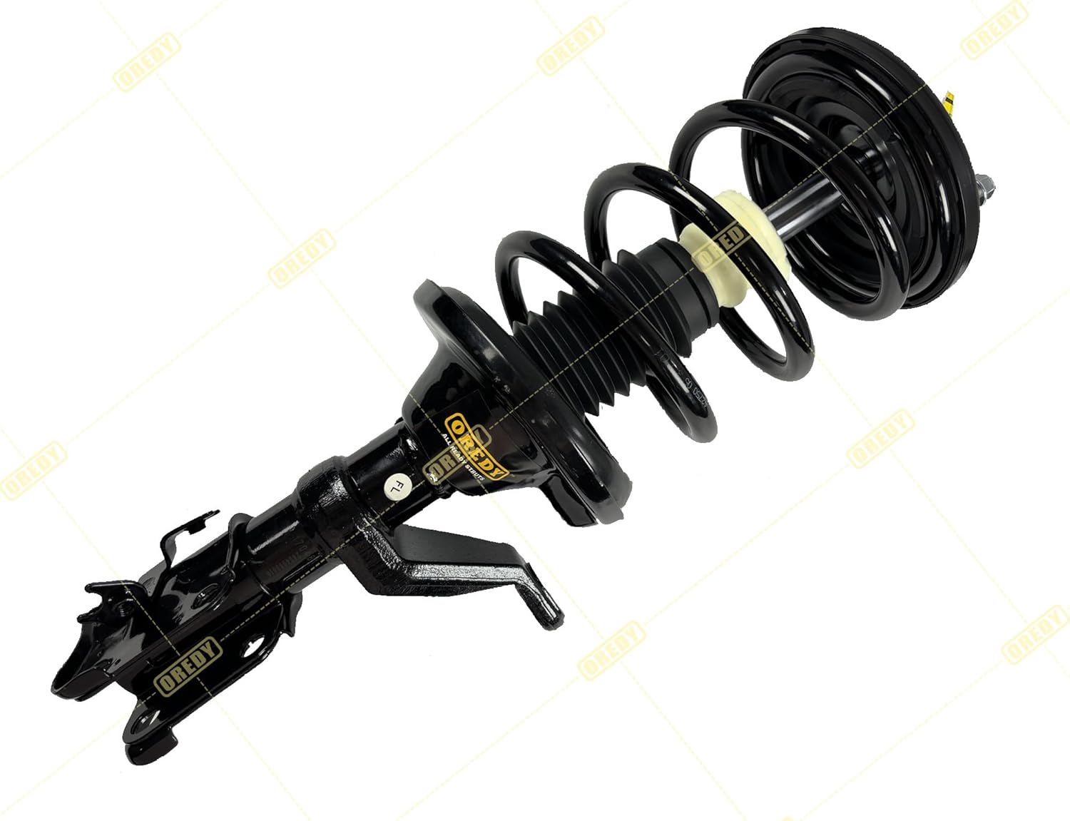 OREDY Front Left Driver Side Complete Strut with Coil Spring Assembly Replacement for 2003 2004 2005 2006 2007 2008 2009 2010 2011 Honda Element [Not for SC] - 172136