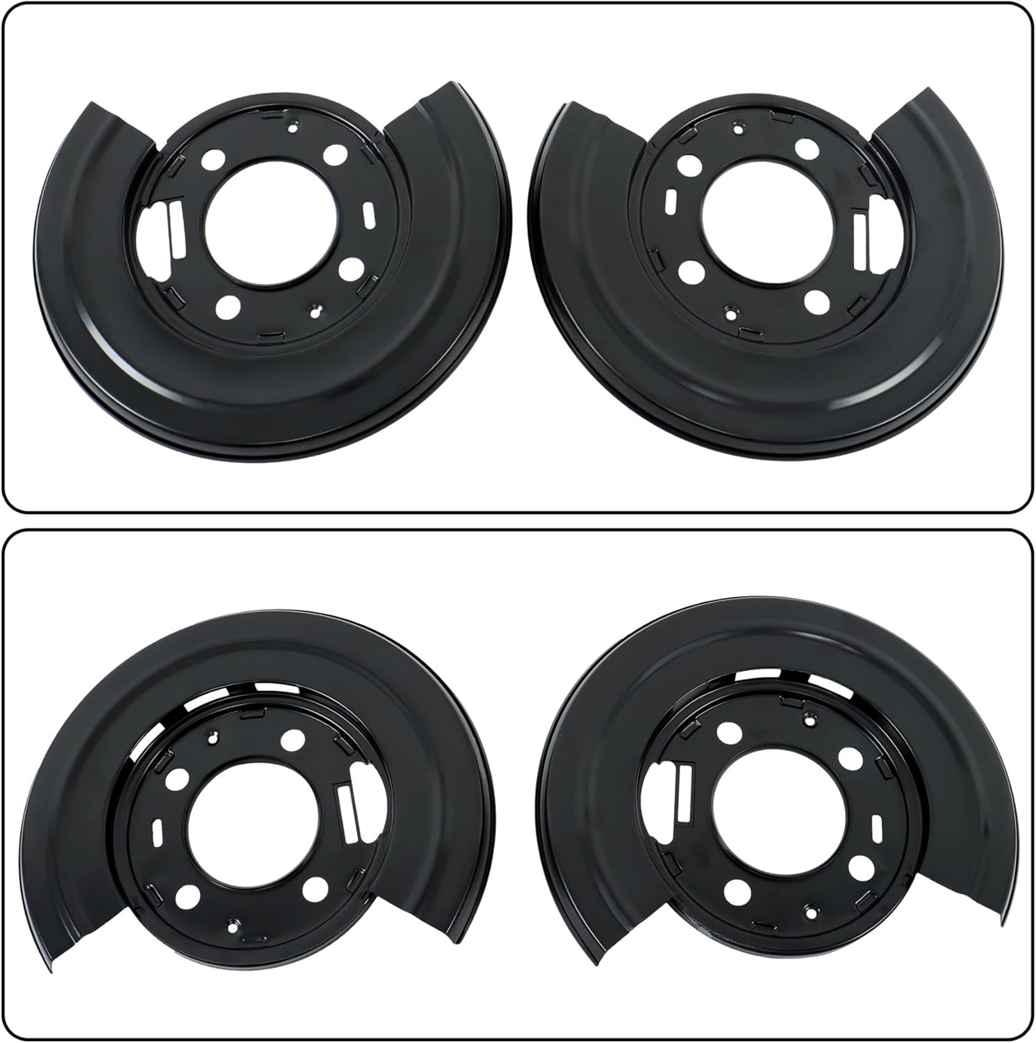 waltyotur Left and Right Brake Plates Dust Shield 1 Pair Replacement for Excursion F-250 F-350 F-450 F-550
