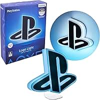 Paladone Luz com logotipo PlayStation – Mercadoria oficialmente licenciada com 3 modos de luz, iluminação de humor reativa ao som para jogos ou decoração de escritório, presente para jogadores