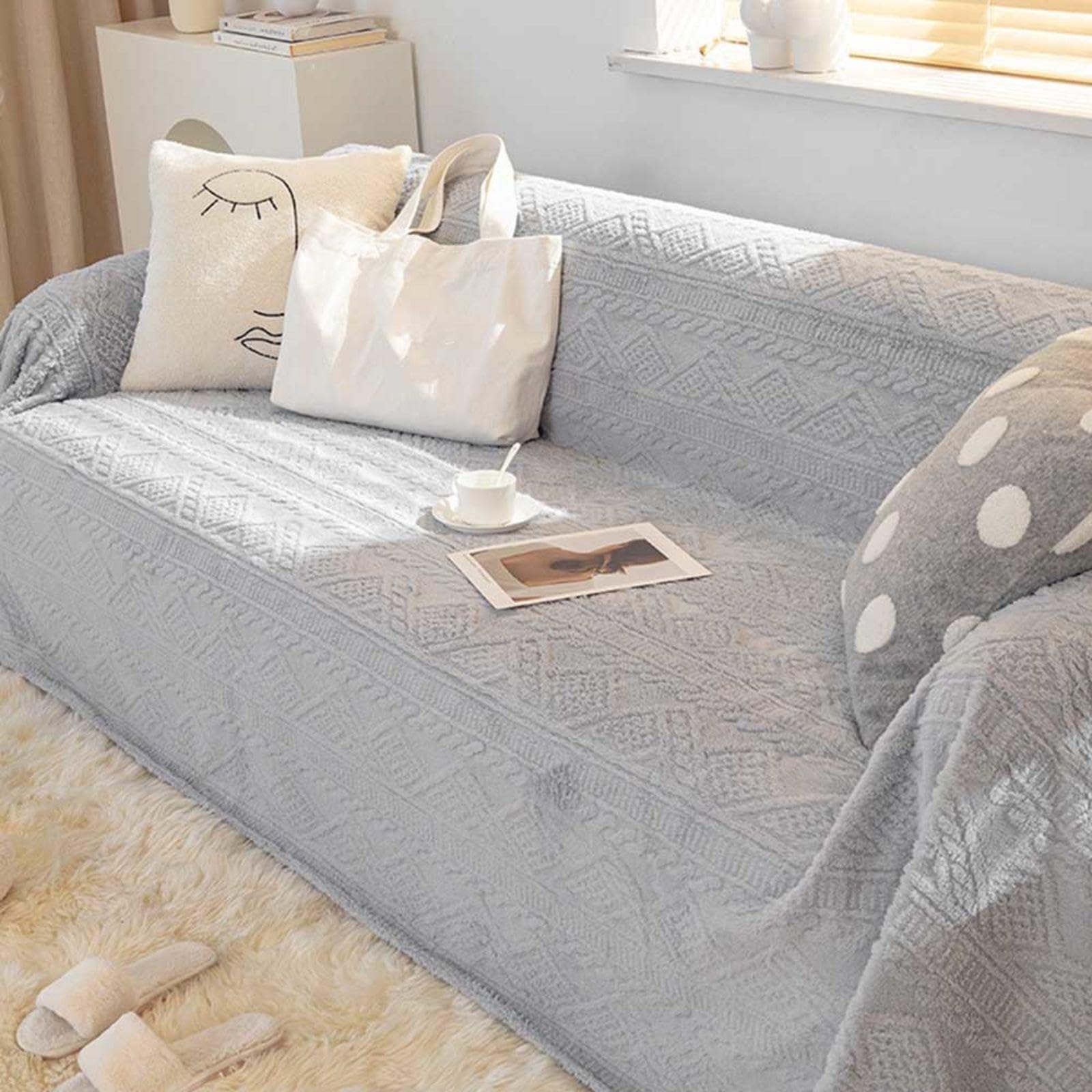 Extra Large Sofa Throws Soft and Cozy Throws for 4 Seater Sofas and Settees F30x50 Pillowcase Included — image 1