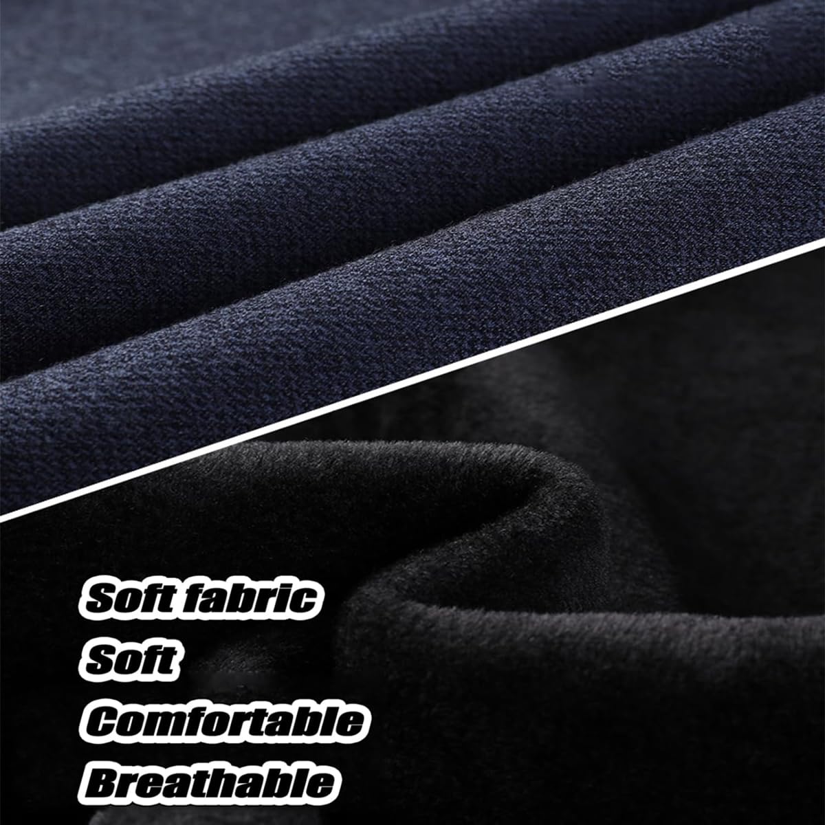 Jersey de Punto de Dos Piezas Falso para Hombre,Suéteres y Jerseys para Hombres,Solapa V-Cuello Suave Caliente Suéteres para Hombres