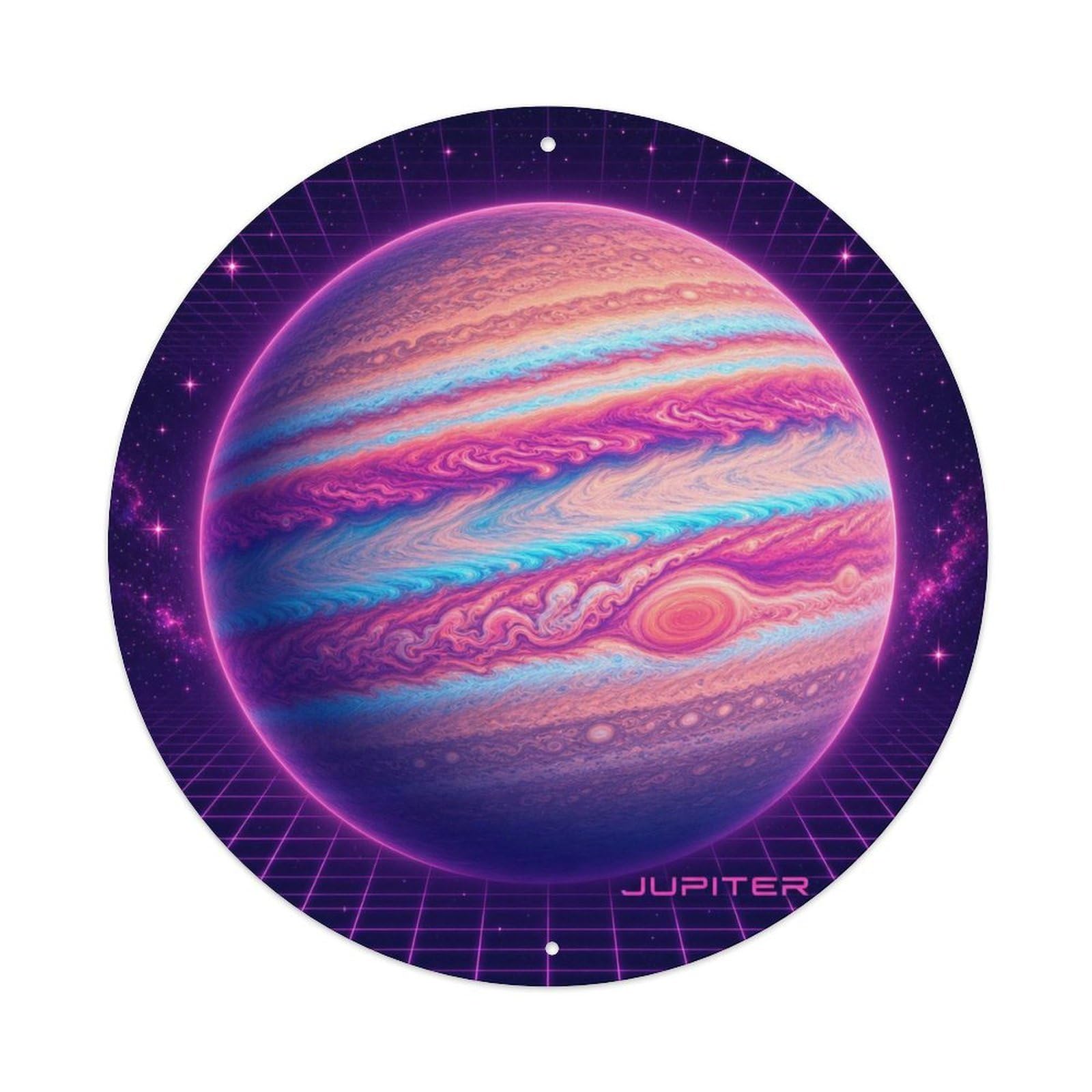 Deep Space Jupiter Storm Planet Universe Astronomy Metal Tin Sign