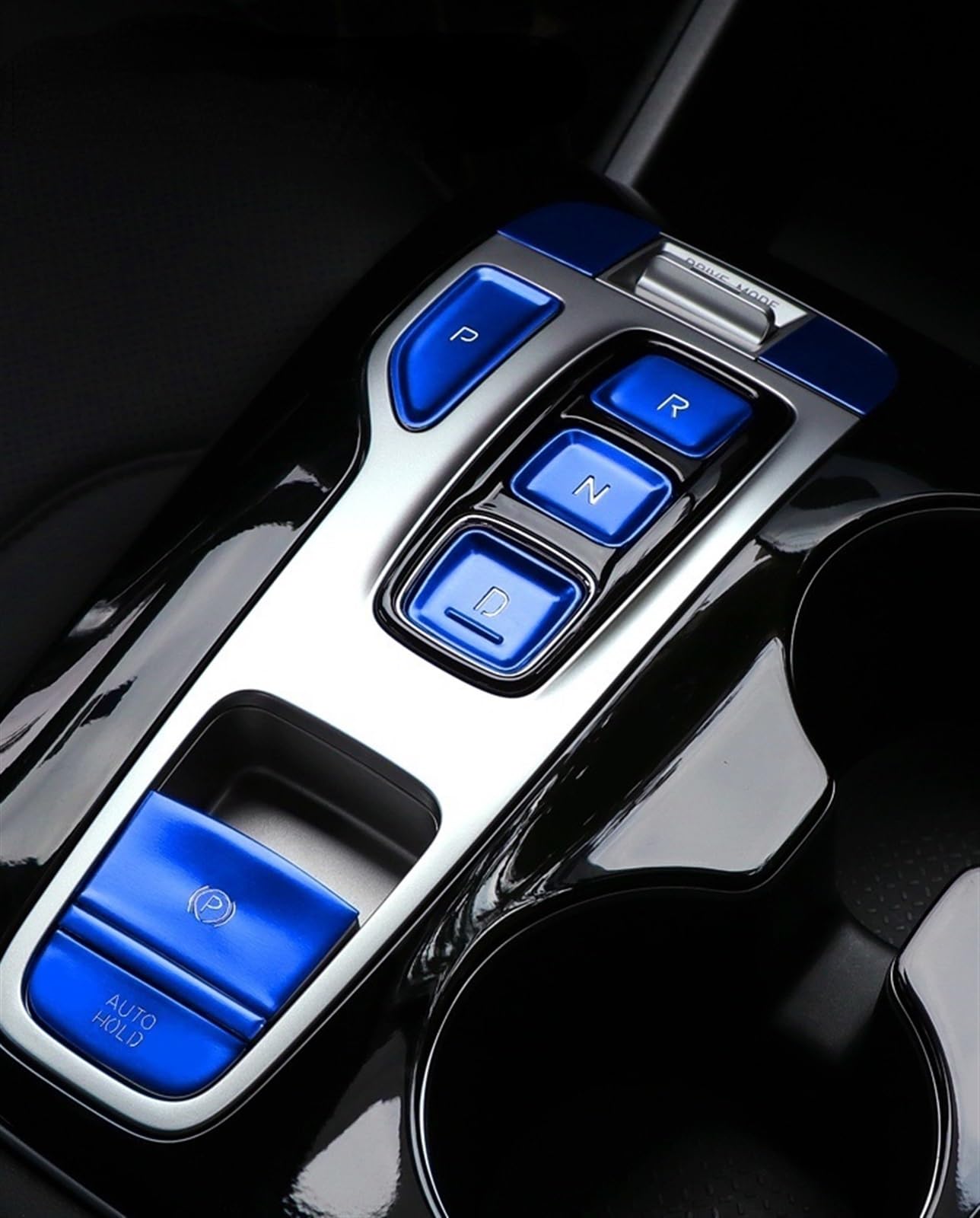Per Hyundai Per Tucson NX4 2021 2022 2023 2024 Auto Freno A Mano Elettronico Cambio Pulsante Di Copertura Interruttore Di Controllo Dell'auto (Colore : Argento - 4