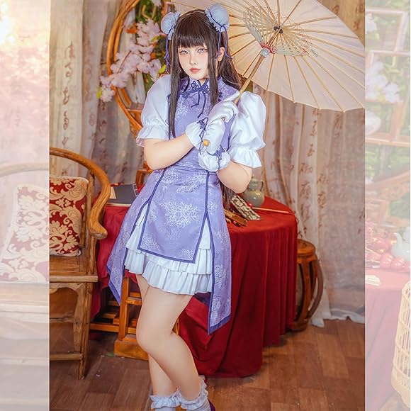 Amazon | [Sheruan] 暁美ほむら コスプレ チャイナドレス 魔法少女 