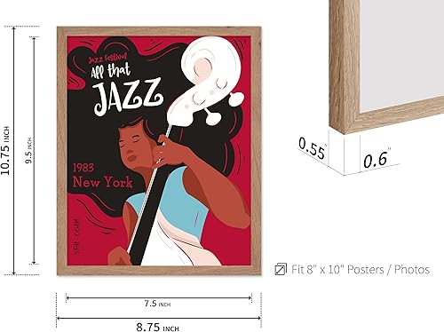 Vista 410 de Poster Master Póster de jazz vintage, impresión retro del festival de jazz de París, arte musical, regalo ideal para hombres, mujeres, músicos