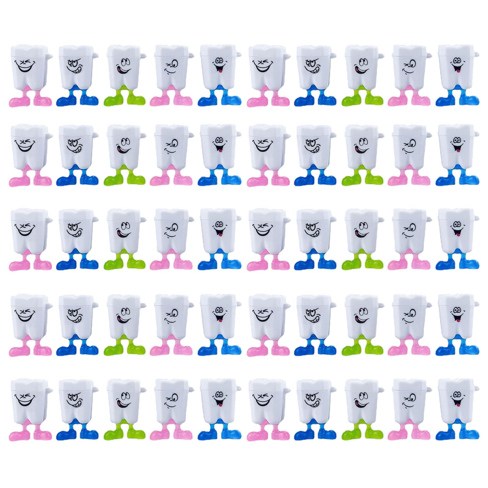 Lot de 50 boîtes à dents de lait pour enfants - 3,5 x 2 cm