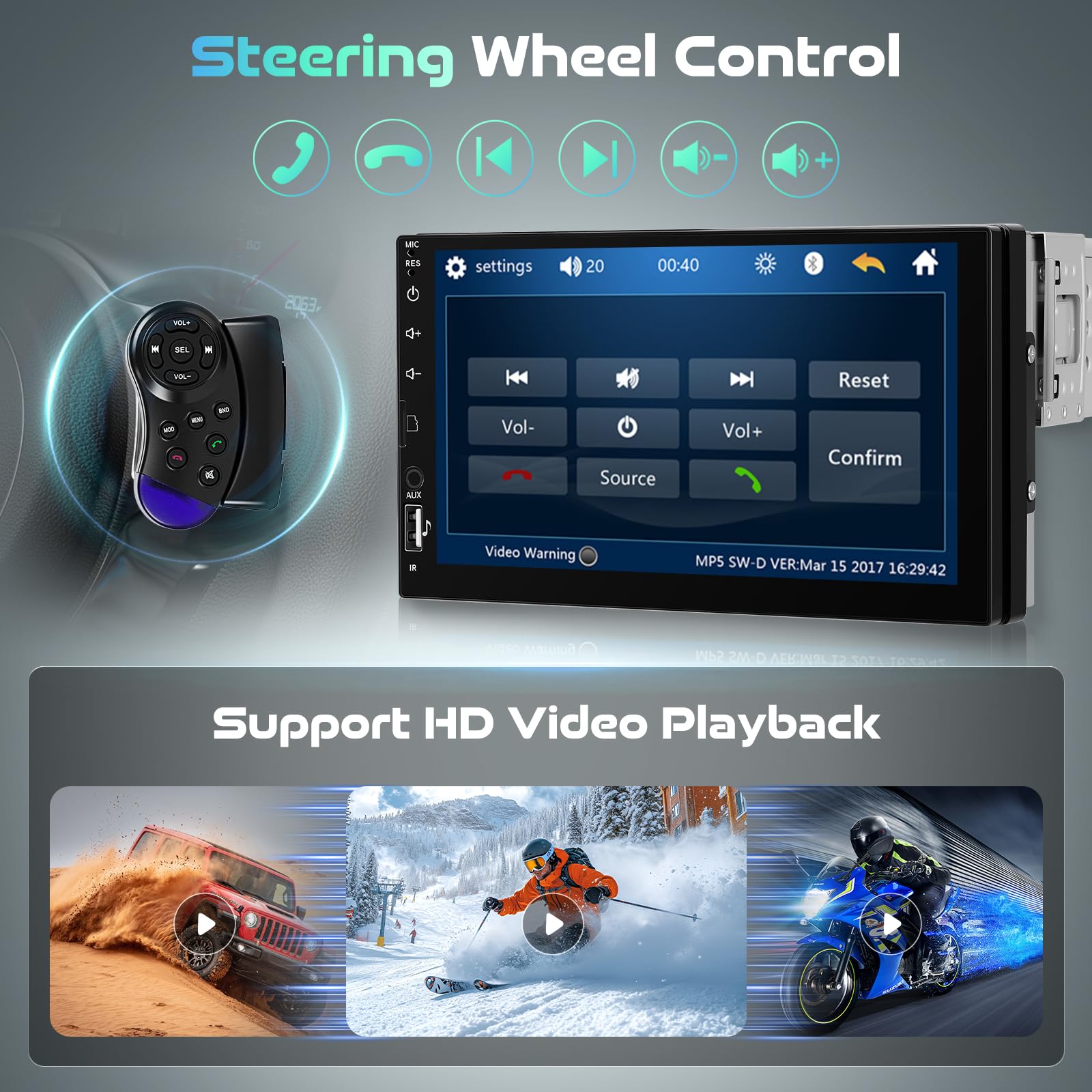 ディスプレイオーディオ７インチタイプ １ＤＩＮ Amazon.co.jp: Hodozzy 1 DIN カーオーディオ（Bluetooth対応）、7