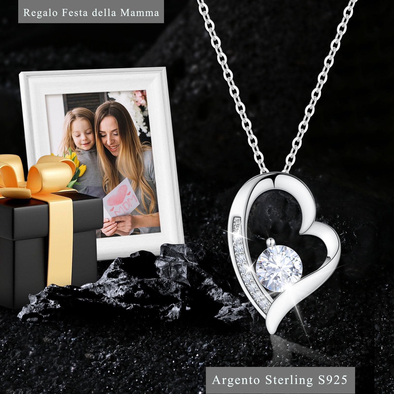 VGWON Collana per Festa della Mamma, Regalo per Mamma, Gioielli per Natale e Compleanno per Mamma