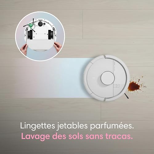 Roomba Mini Robot aspirateur et Laveur + Base AutoEmpty, Blanc - 8
