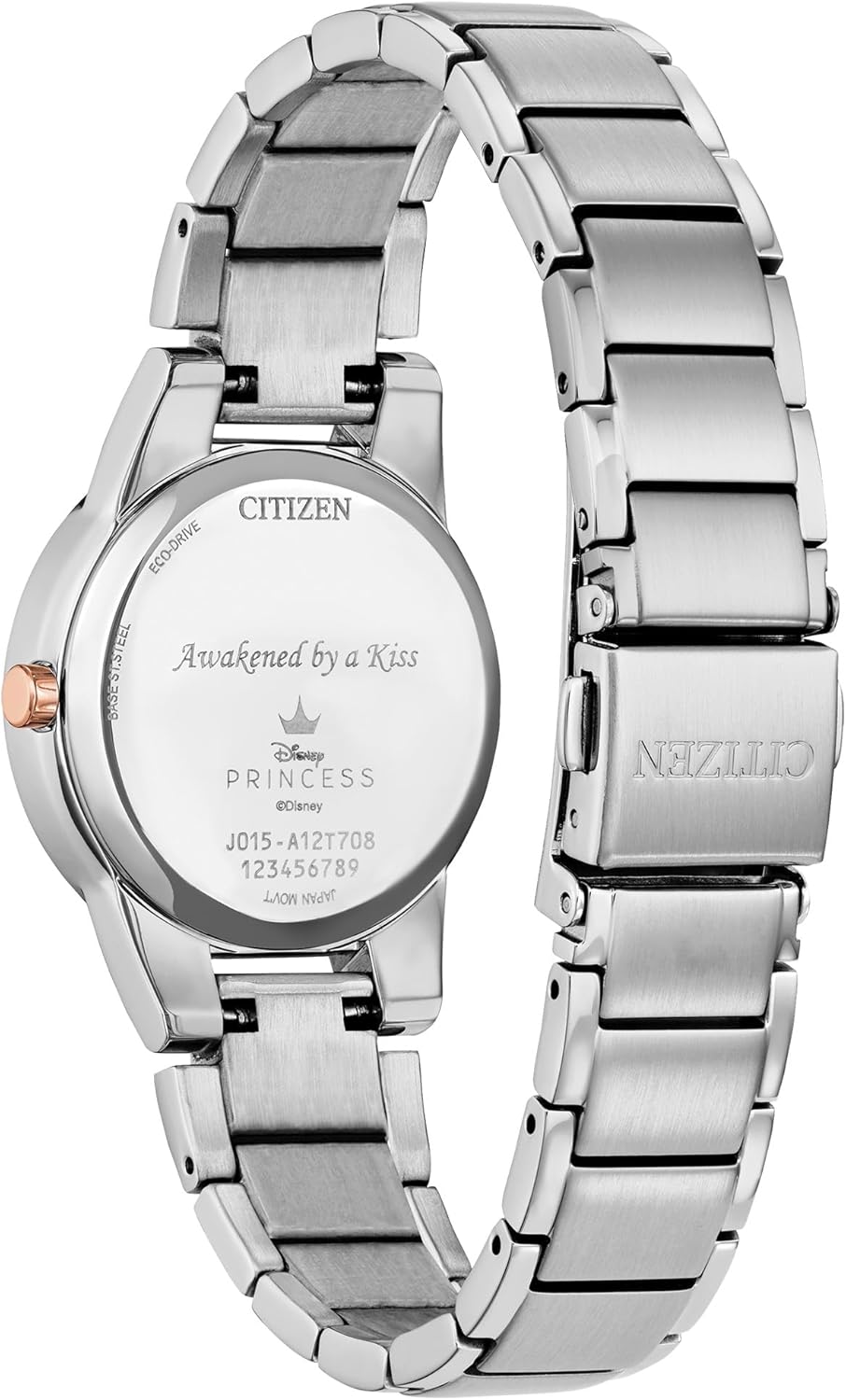 Citizen Women's Eco Drive Sleeping Beauty Aurora Enchanted Box Set, Stainless Steel Silver-Tone Bracelet Watch (GA1081-65N)