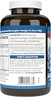 Vista 3 de Carlson - Aceite de Pescado Q, 1200 mg Omega-3s 200 mg CoQ10, Función, Producción de Energía y Soporte Circulatorio, 120 Cápsulas Blandas