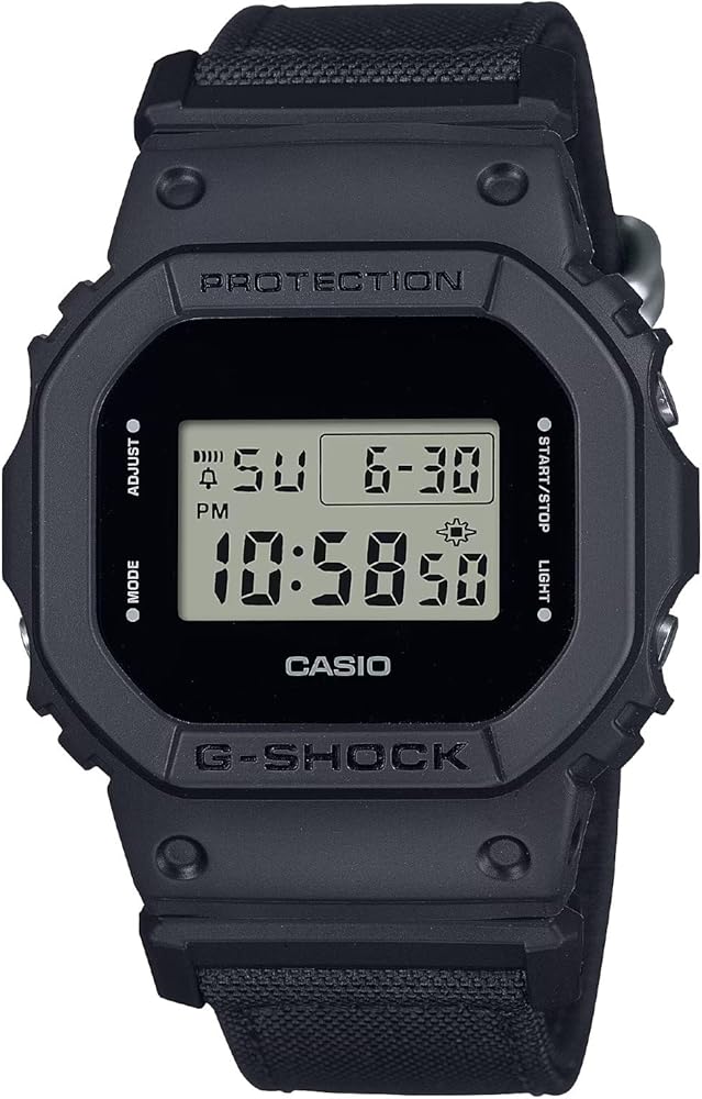 Amazon.com: Casio DW5600BCE Men's Classic Black Cordura