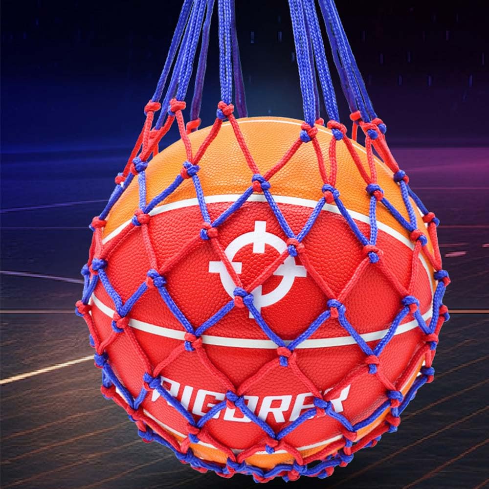 Rete Per Palloni 2 Pezzi - Sacca Con Rete E Aghi Gonfiabili, Per Calcio, Basket E Pallavolo - Foto 13