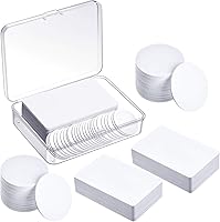 Vista 1 de 100 tarjetas NFC 215, tarjetas de monedas NFC en blanco, 215 tarjetas de PVC redondas/cuadradas compatibles con TagMo para teléfonos habilitados NFC
