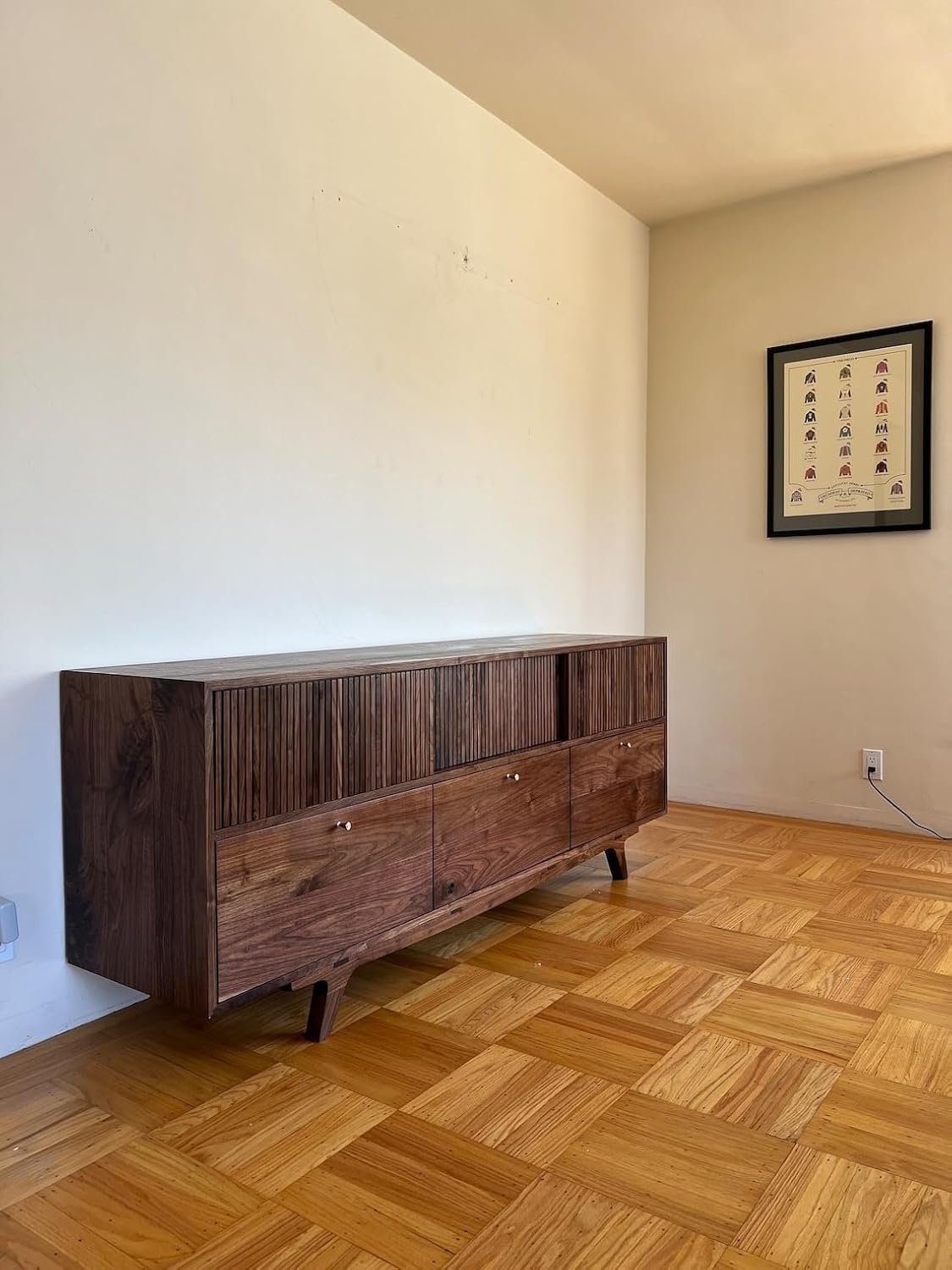 Continuous Grain Drawer Fronts for Home Office, Easy Assembly(BROWN)