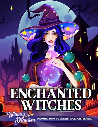 Beauty Witches Adult Coloring Book for Women: Relaxing &amp; Beautiful Witch Illustrations Designs , Witchcraft, Modern Witches Art Lovers and More Coloring Book for Adults