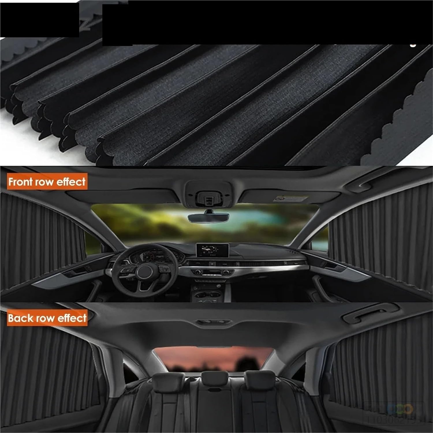 Magnetic Car Sunshade Window Curtains Auto Window Sun Shade