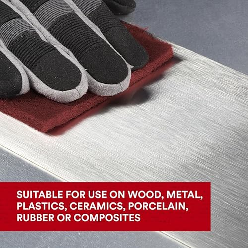 Miniatura 9 de 3M 07447 Scotch-Brite Maroon - Almohadilla de mano de uso general paquete de 20