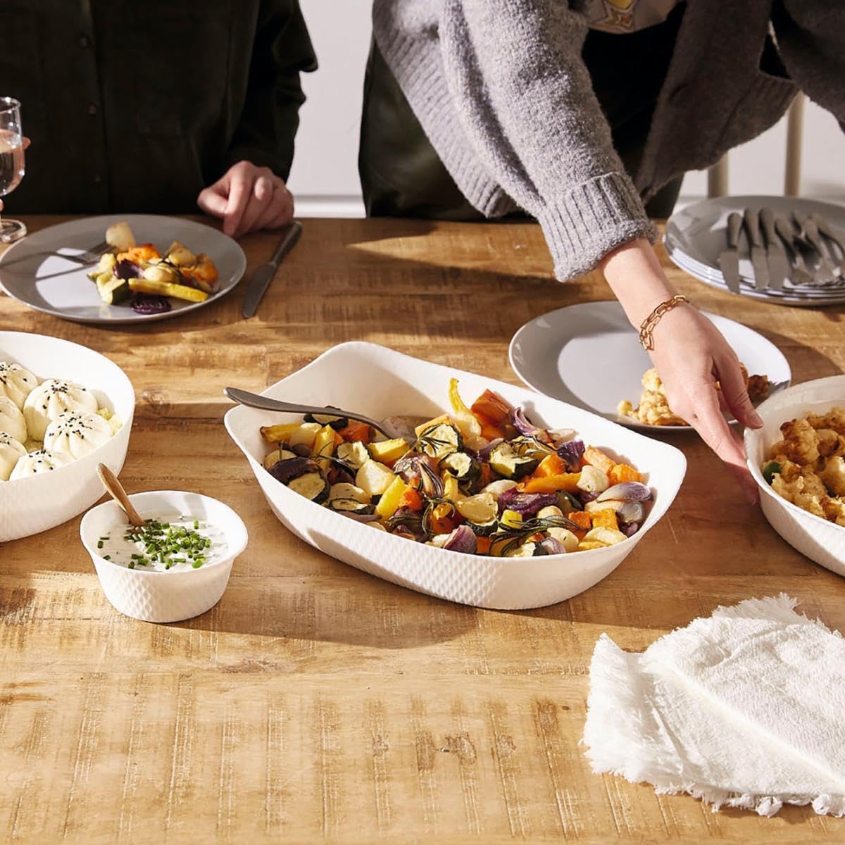 Luminarc Smart Cuisine Opal Oven Dish 34 x 25 cm White