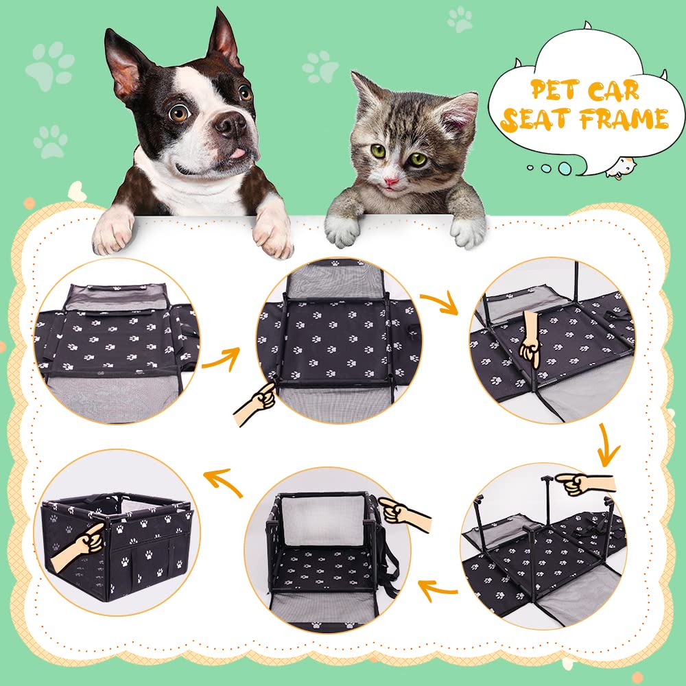 SWIHELP Dog Car Seat Puppy Portable Pet Booster Car Seat