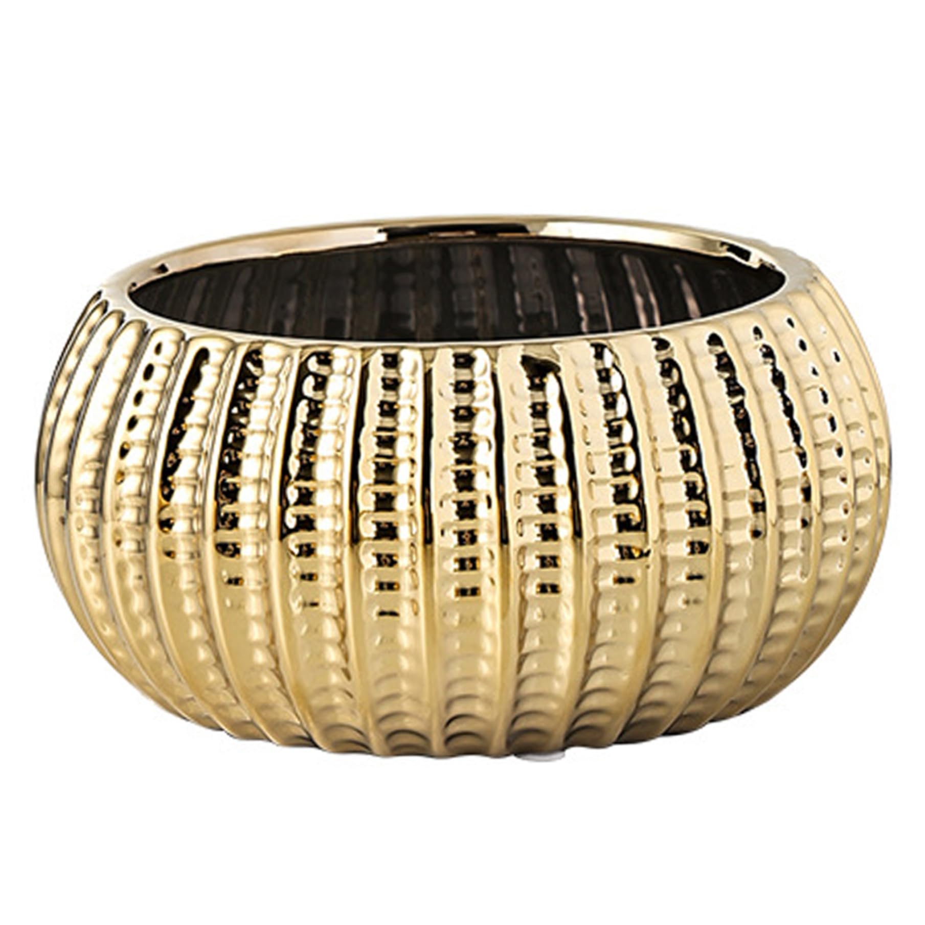 Pot fleu doré céramique pour sublimer vos arrangements floraux