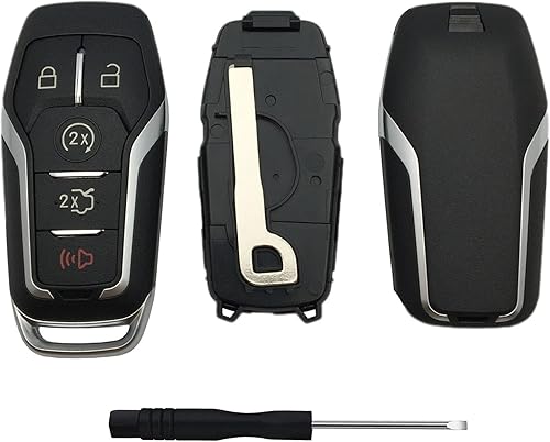 Miniatura 9 de Funda de repuesto para llavero remoto de entrada sin llave para Ford F150F250 2015 2016 2017 (5 botones B)
