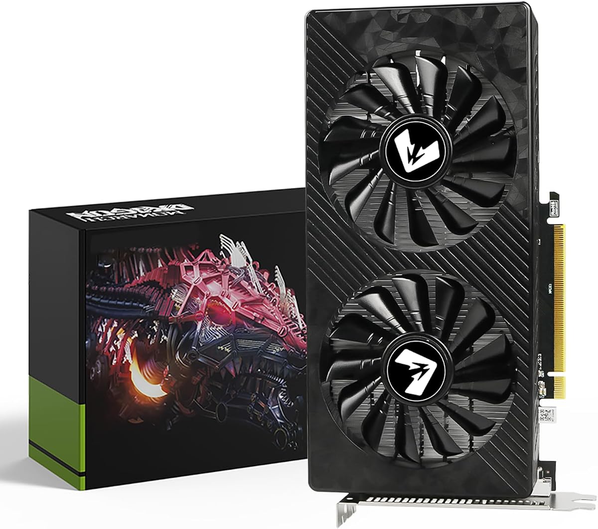 AMD Radeon RX 580 8GB GDDR5 Gaming Graphics Card HDMI/DP/DVI - Black | 256-Bit 2048SP PCIe X16 3.0 GPU, HDMI/DP/DVI Triple Output, Dual Fan Cooling Video Card, for Windows 11/10/7 Desktop PC