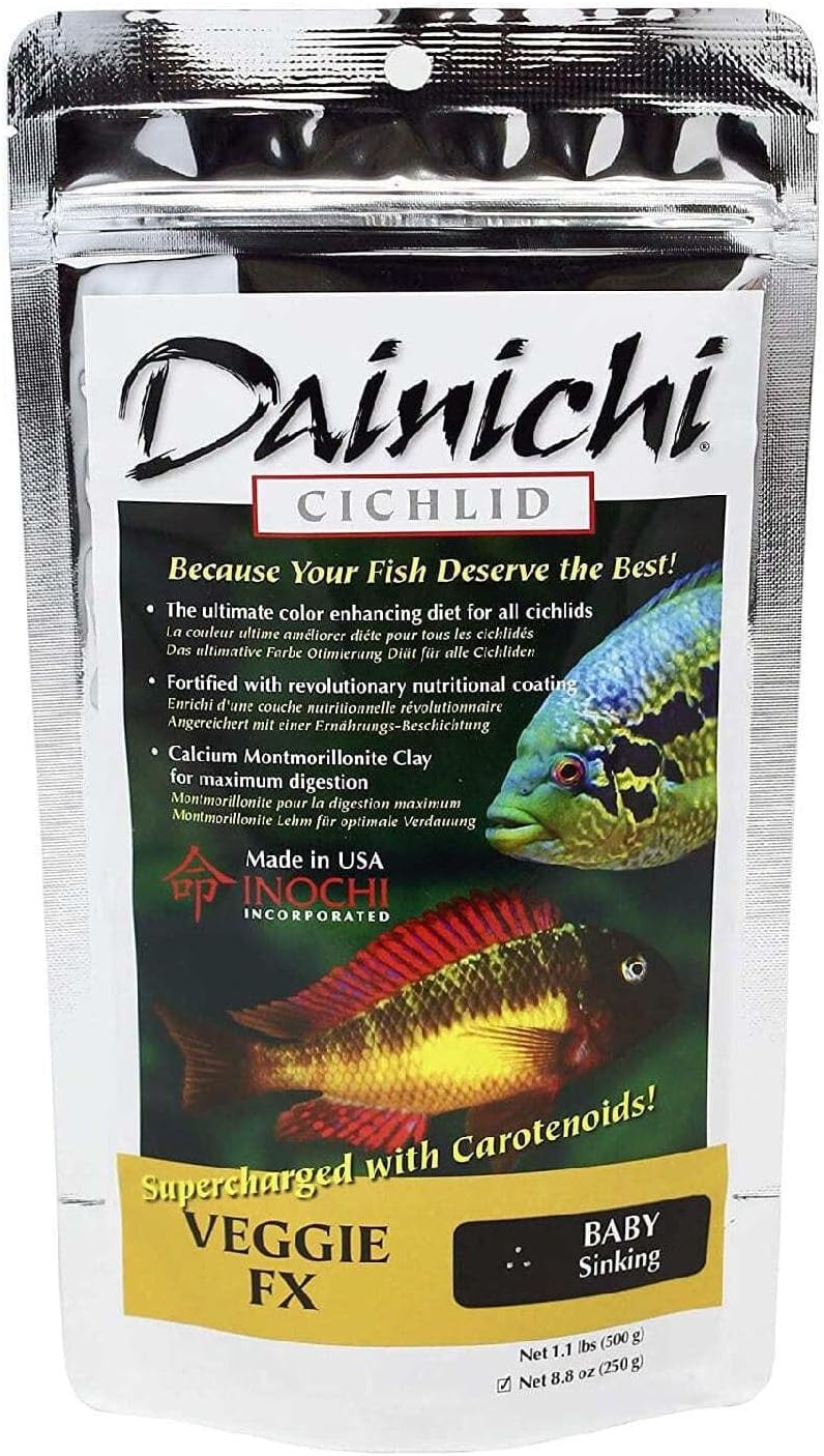 Dainichi Cichlid Veggie FX Sinking Pellets (Baby Size)