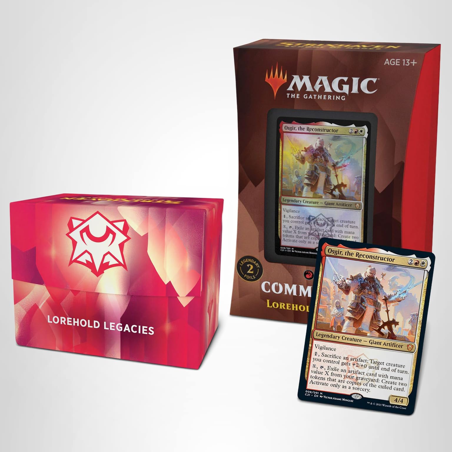 Amazon.com: Magic: The Gathering Strixhaven Commander Deck – Lorehold  Legacies (Red-White) : Toys & Games