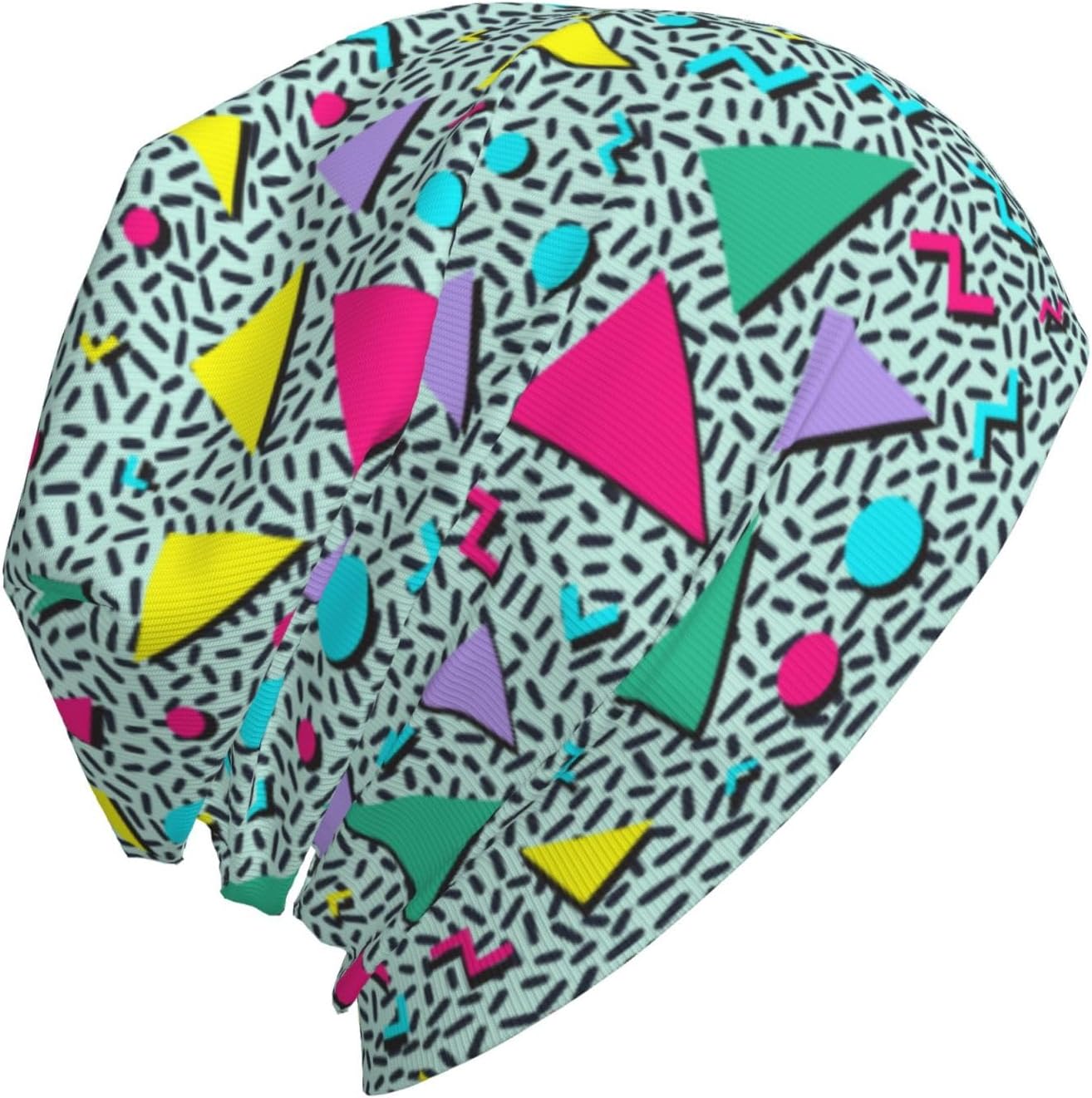 Cat Beanie Hat Chemo Headwear Slouchy Skull Sleep Cap for Women Men Winter Running - Image 2