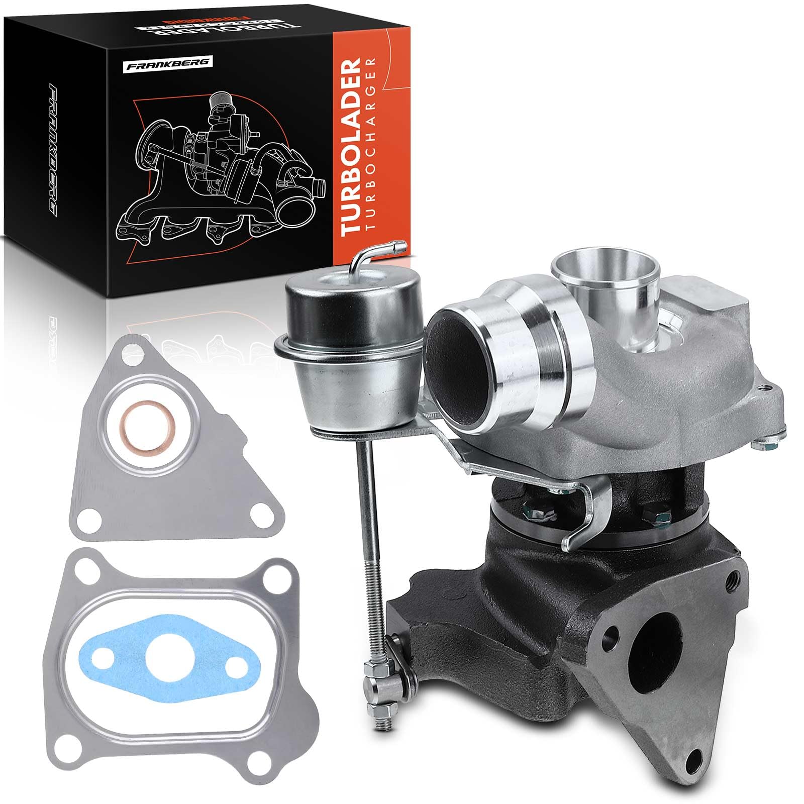 Frankberg Turbocompressore 8200889694 | Compatibile con: Scatola Kubistar X76, Logan I Estate KS, Logan I LS, Grand Scénic III JZ0/1, Clio III Grandtour KR0/1