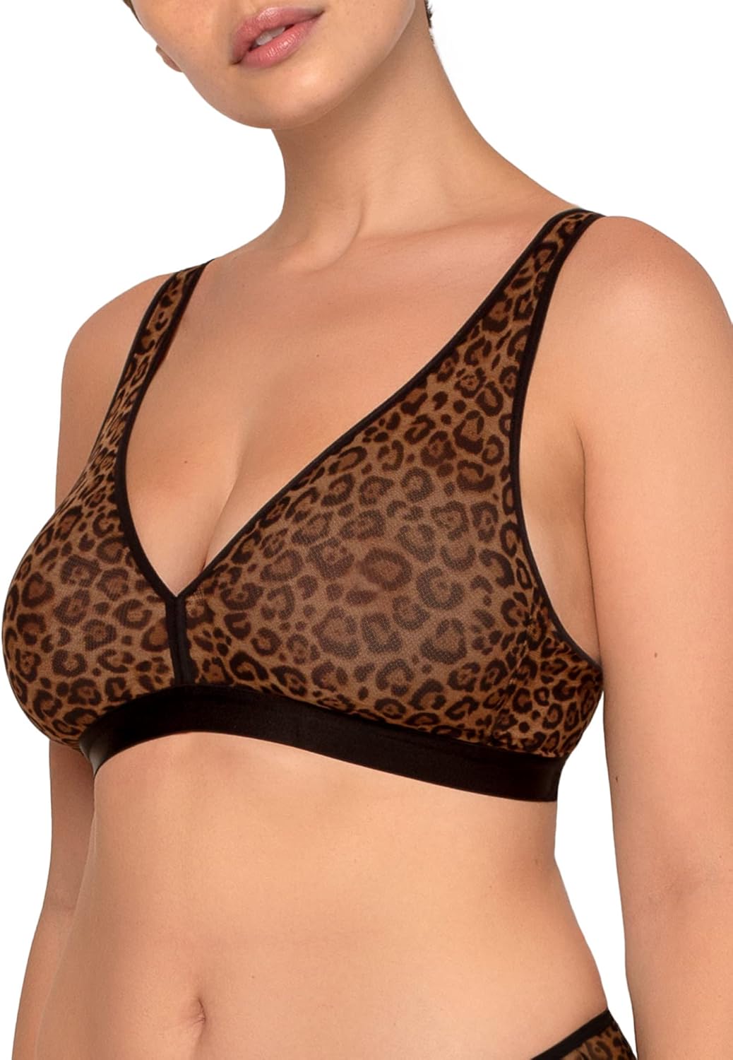 Smart & Sexy Womens Sheer Mesh Plunge Bralette - Image 5