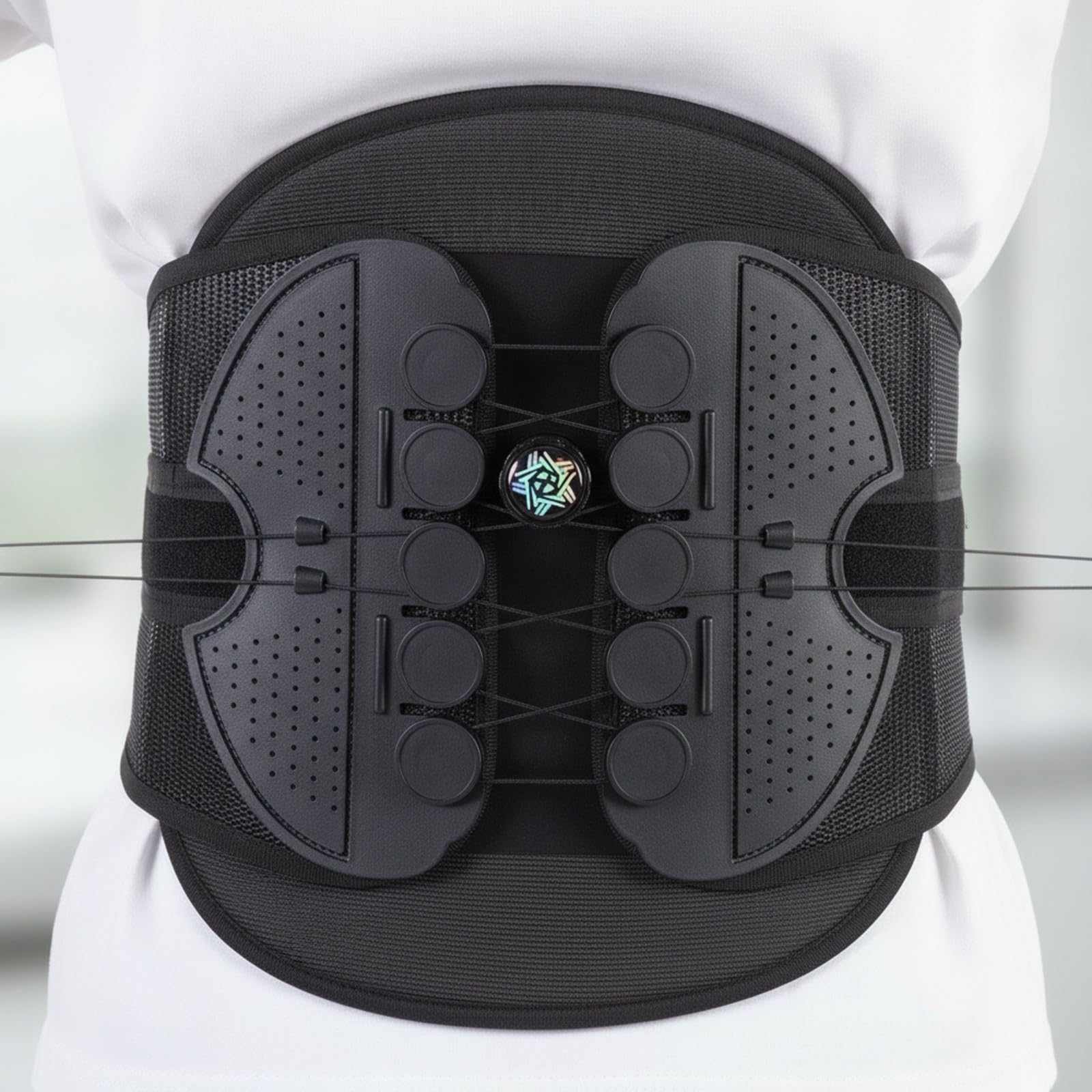 Gralara Cintura di Lombare con Piastra | Ergonomico, Correttore Postura, Stabile, Ortesi, per Allenamento