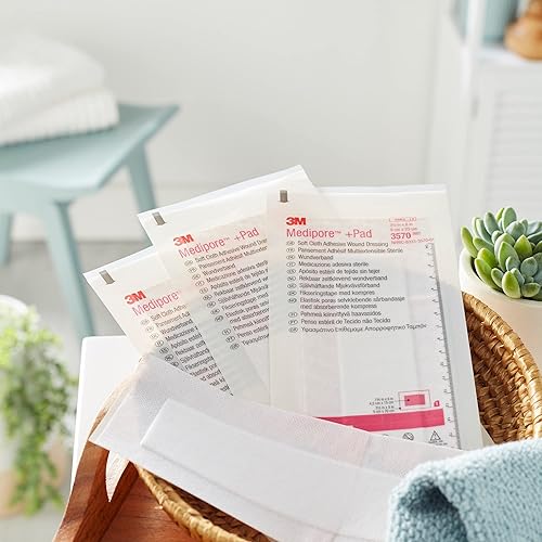 Miniatura 6 de 3M MEDIPORE +PAD - Apósito adhesivo de tela suave para heridas