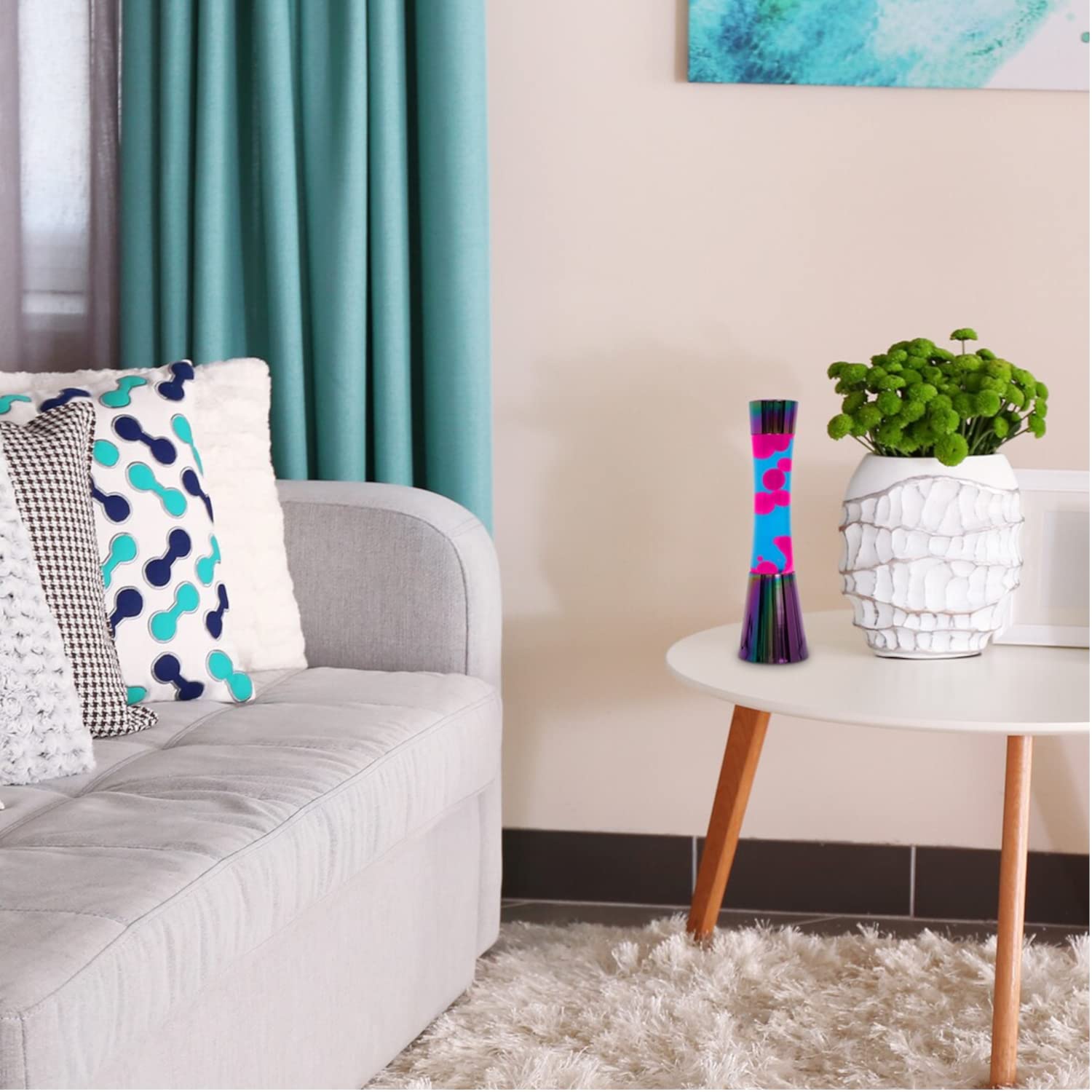MINKA Lavalamp Retro lamp Światło nastrojowe Lampa brokatowa Lampa stołowa Lampa lawowa Lampa dekoracyjna