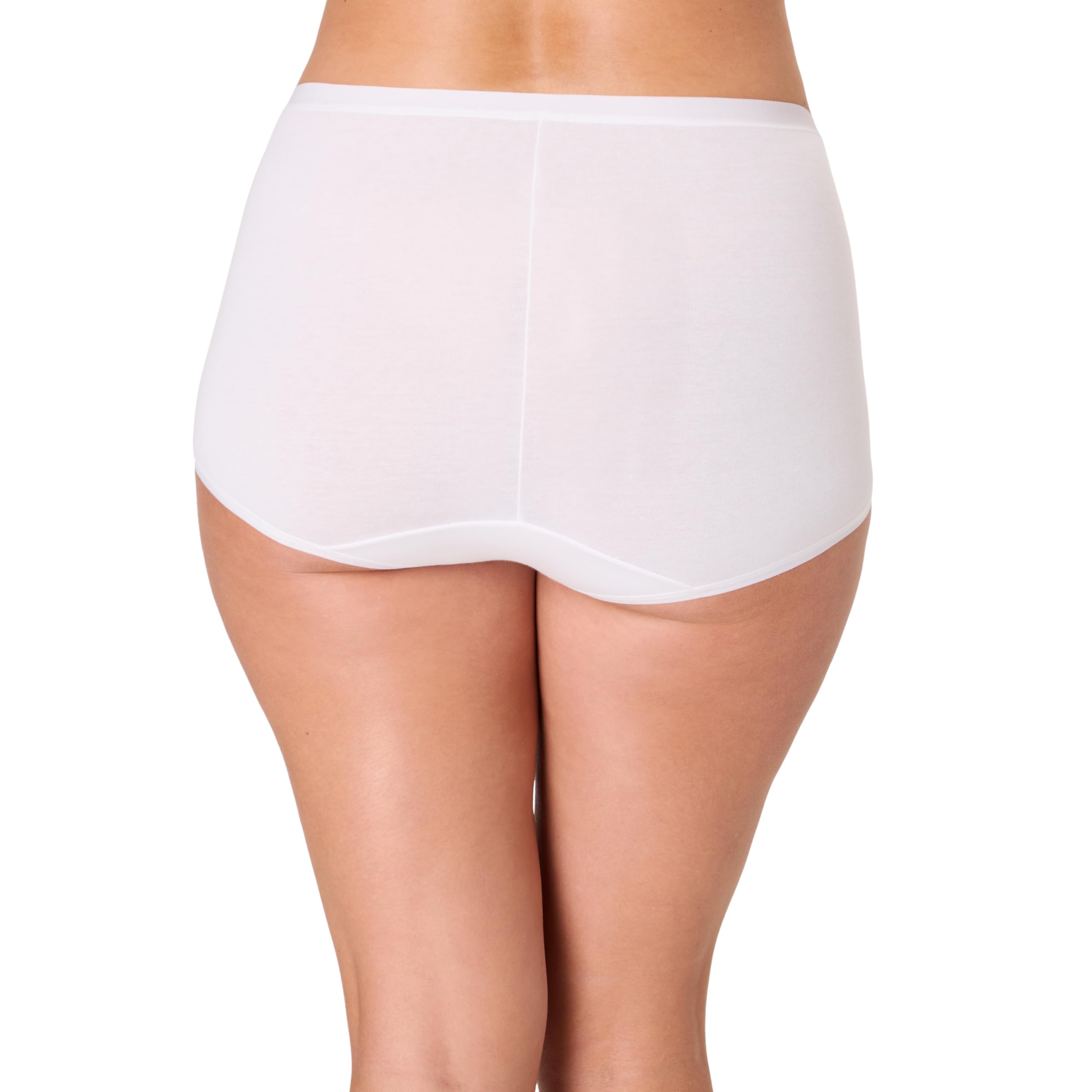 Bali Damen-Unterwäsche, Jungen-Shorts, 5er-Pack, Baumwoll-Spitze, feuchtigkeitsableitende Unterwäsche für Frauen, kurze Höschen