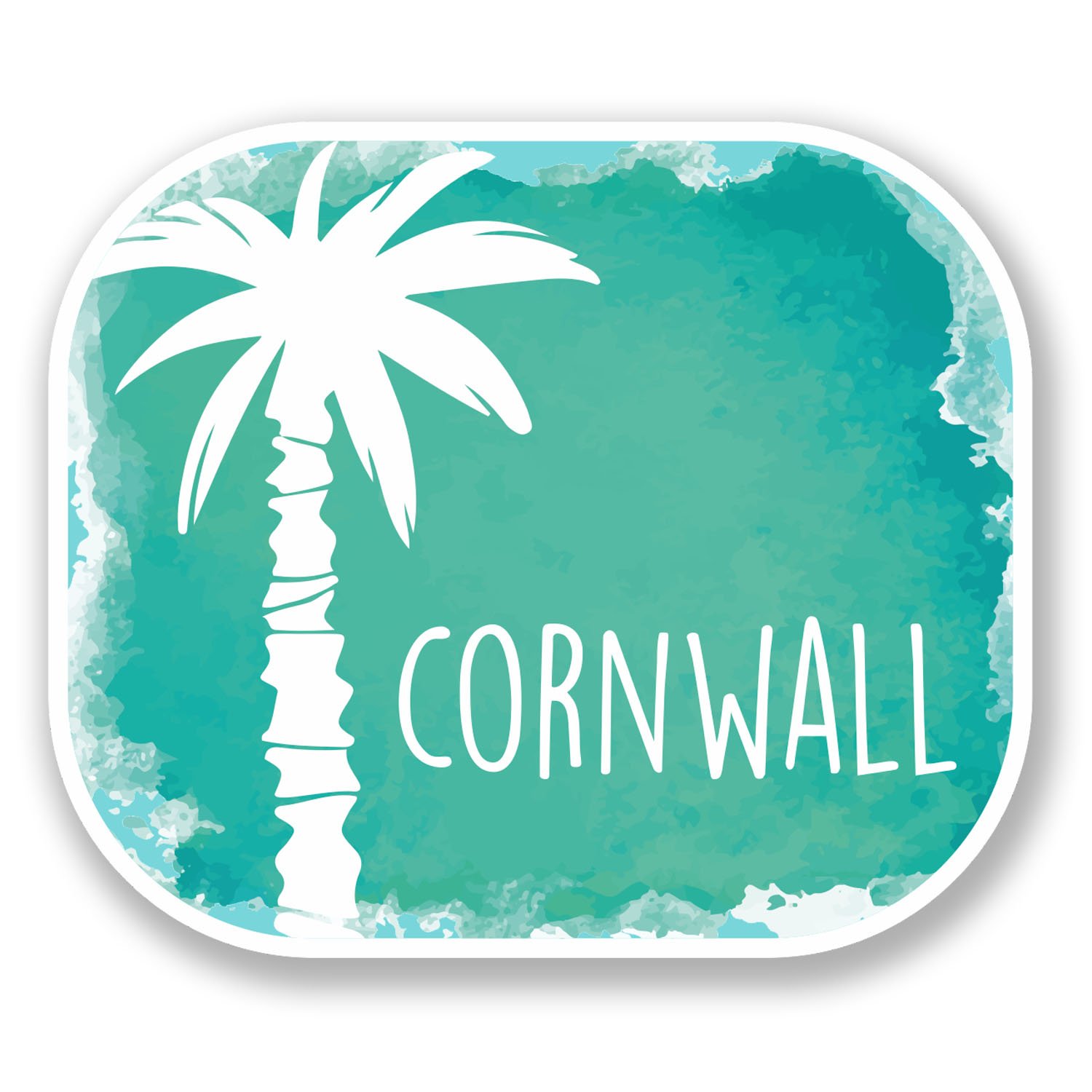 Destinationvinyl Multi 2 X 10Cm Cornwall Cornish Vinyl Sticker Decal Laptop Car Tablet Flag #6494 (10Cm Wide X 8.5Cm Tall)