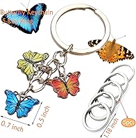 Vista 2 de Key Chain for Car Keys, Keychain with 5 Key Ring, Keychain Accessories, MenWomen Birthday Gift Ideas
