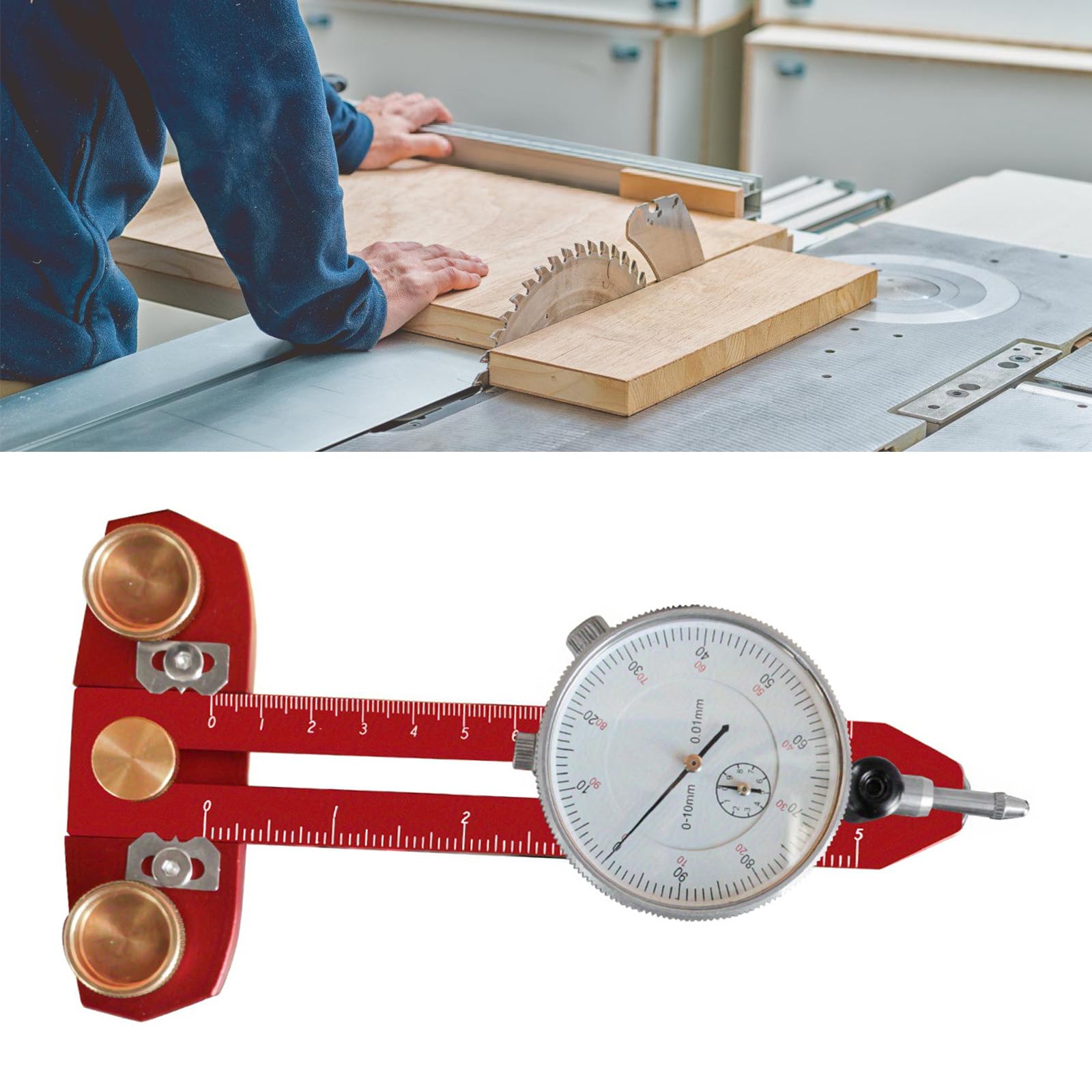 Jauges de sciage de table numériques, indicateurs en aluminium, kits de travail du bois, sciage de table pour des mesures précises