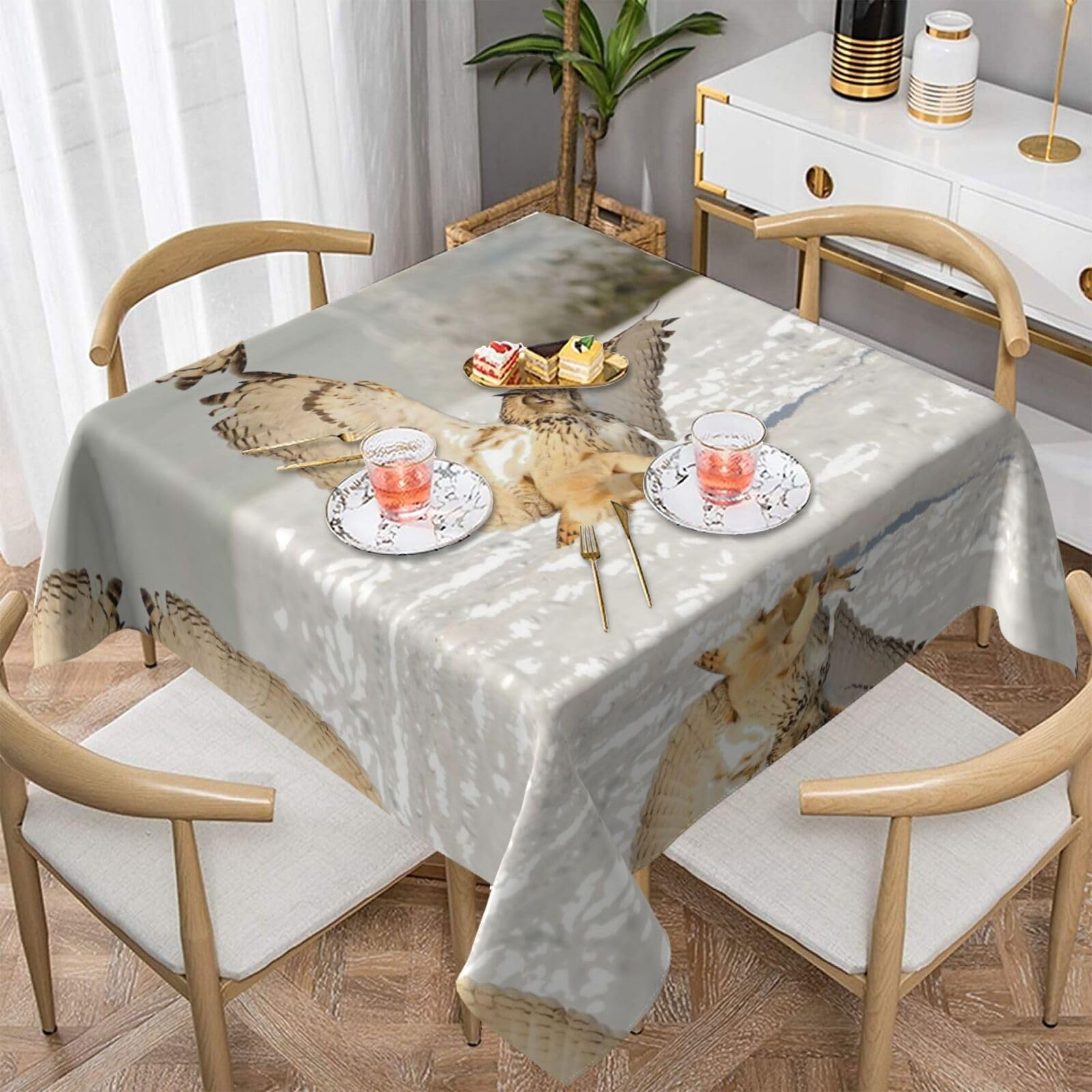 Nappe de pique-nique imperméable motif hibou pour vos repas de fête et déjeuners de jardin