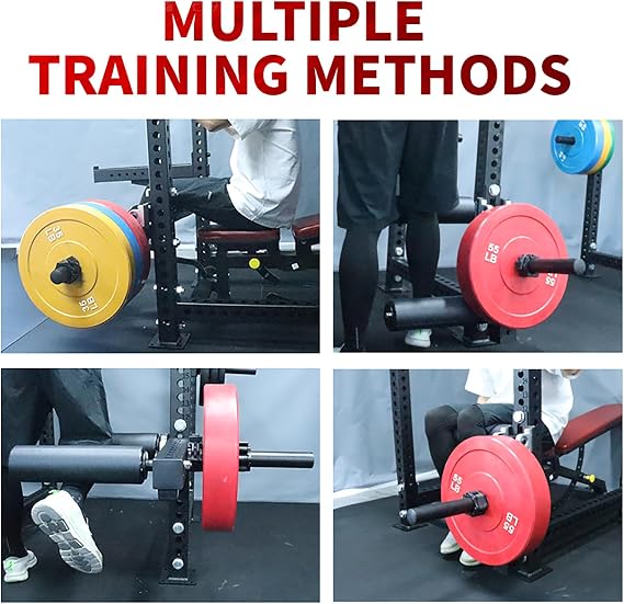 Leg Extension Machine Leg Curl Machine Adjustable Leg Extension Attachment for Home Gym Leg Extension Rack Attachment, Fitness Squat Rack Accessories, Diameter 120 mm/4.7 inch Thick Foam