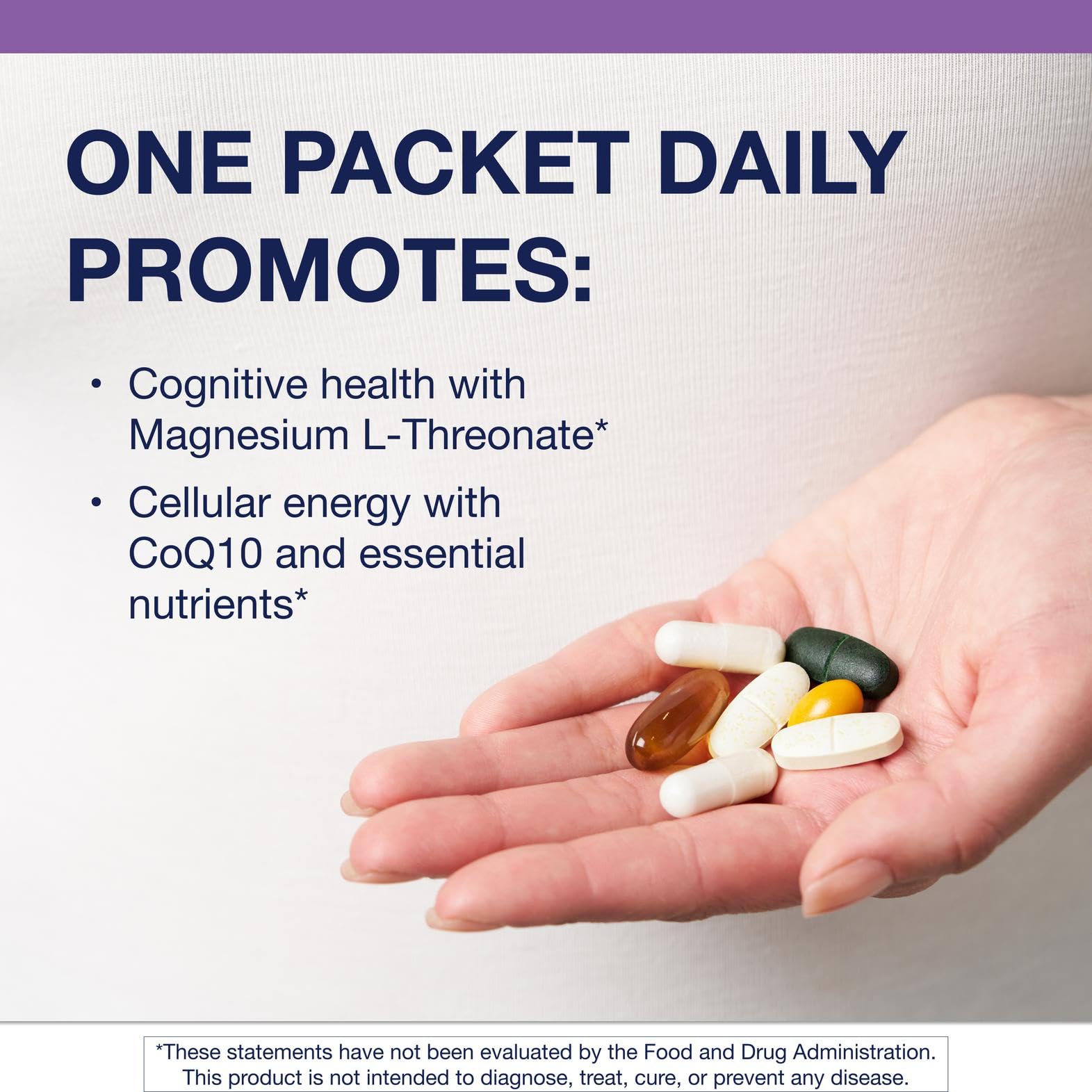 Metagenics Wellness Essentials Brain Health Magnesium L-Threonate, 30 Ct — Amazon image 2