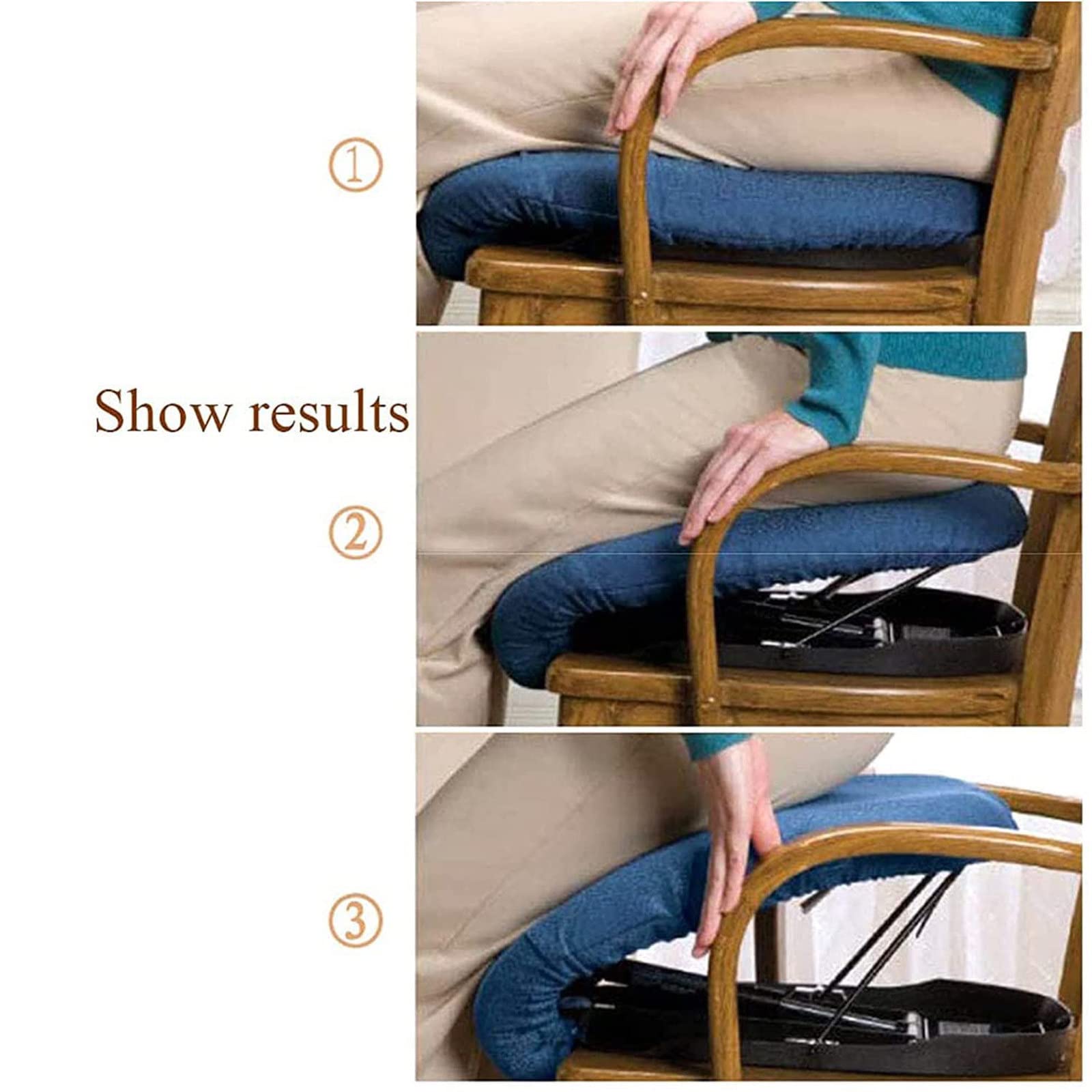 Ayuda De Soporte para Ancianos, Cojín De Asiento para Levantar Sofá con Ayuda para Levantarse, Asistente De Asiento para Personas Mayores Y Discapacitados