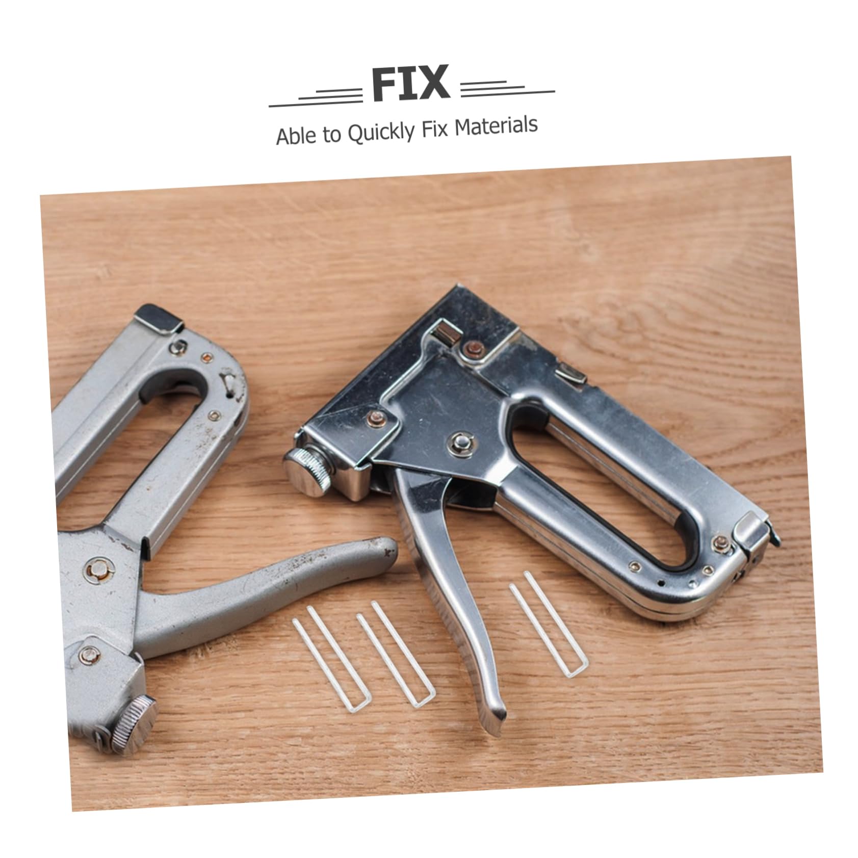 Mikikit Agrafes Métalliques de U Galvanisées, pour Bois et Plastique, pour Menuiserie et Fabrication de Meubles, Lot de Rechange pour Agrafeuse