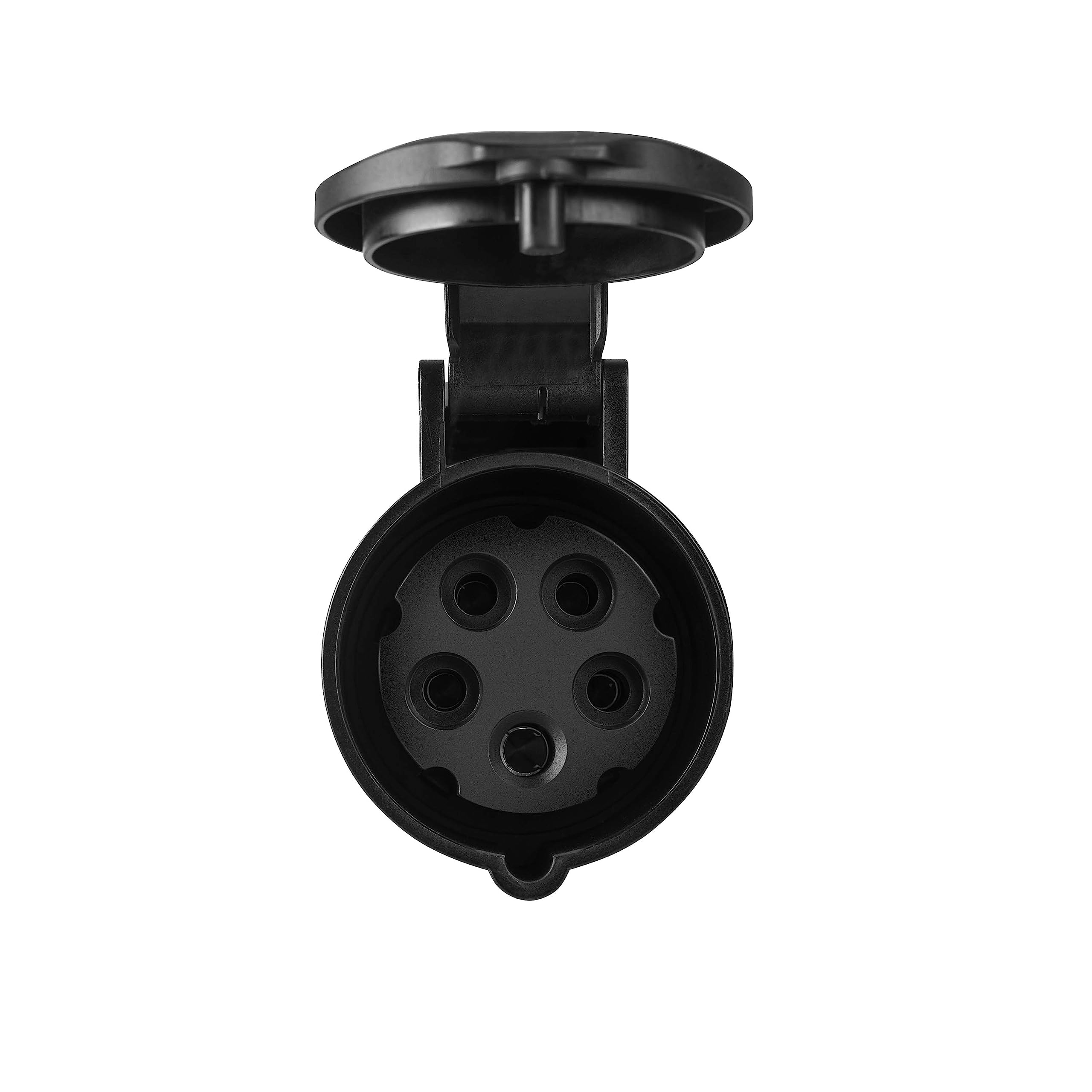 Green Cell Adattatore CEE 16A 5P 400V su Presa Schuko 230V, Lunghezza 40 cm, Grado di Protezione IP44, Cavo 3x2,5 mm2, Potenza Massima 3,7 kW, per Caricabatterie EV e Attrezzature da Officina, Nero