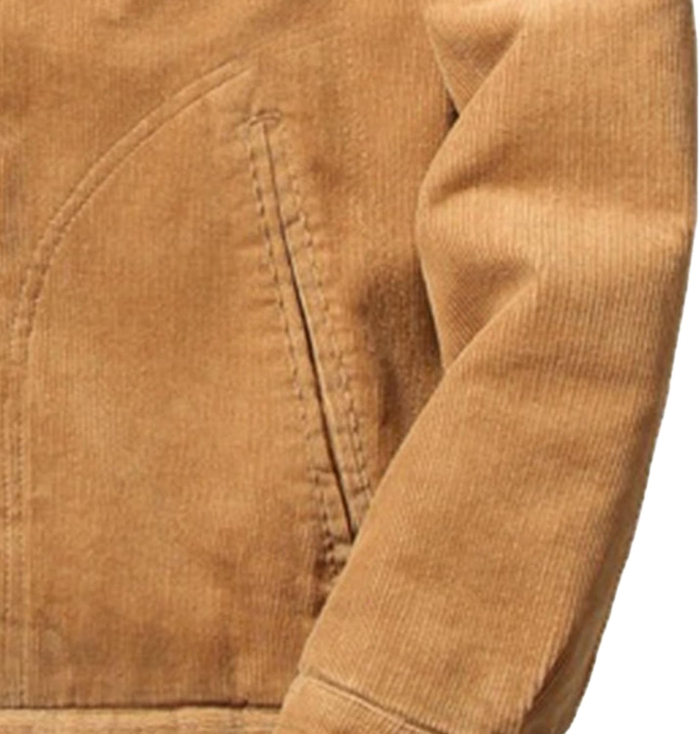 Men's Fleece Sherpa Lined Corduroy Trucker Jacket Warm Thickened Winter Coats Vintage Denim Lapel Button Coats
