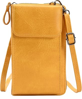 mygreen Leather Small Crossbody Bags for Women - Stylish & Functional Phone Purse with Multiple Pockets