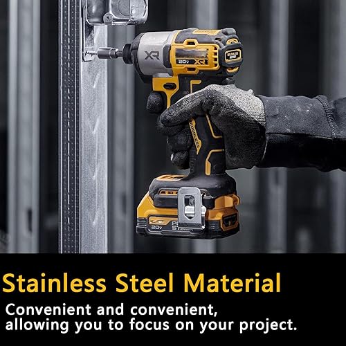 Miniatura 5 de Clips de cinturón para Dewalt, kit de gancho de repuesto para herramientas de taladro, compatible con Dewalt N268241 para herramientas eléctricas de