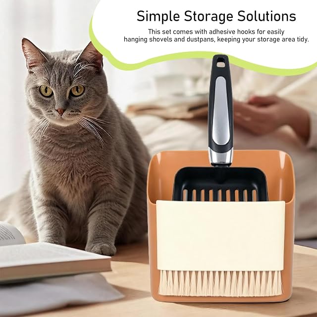 Foto 4 de 7 de Cryptisg 3 Pzs Pala Arenero Gato Set, Pala Arena Gatos de Acero Inoxidable