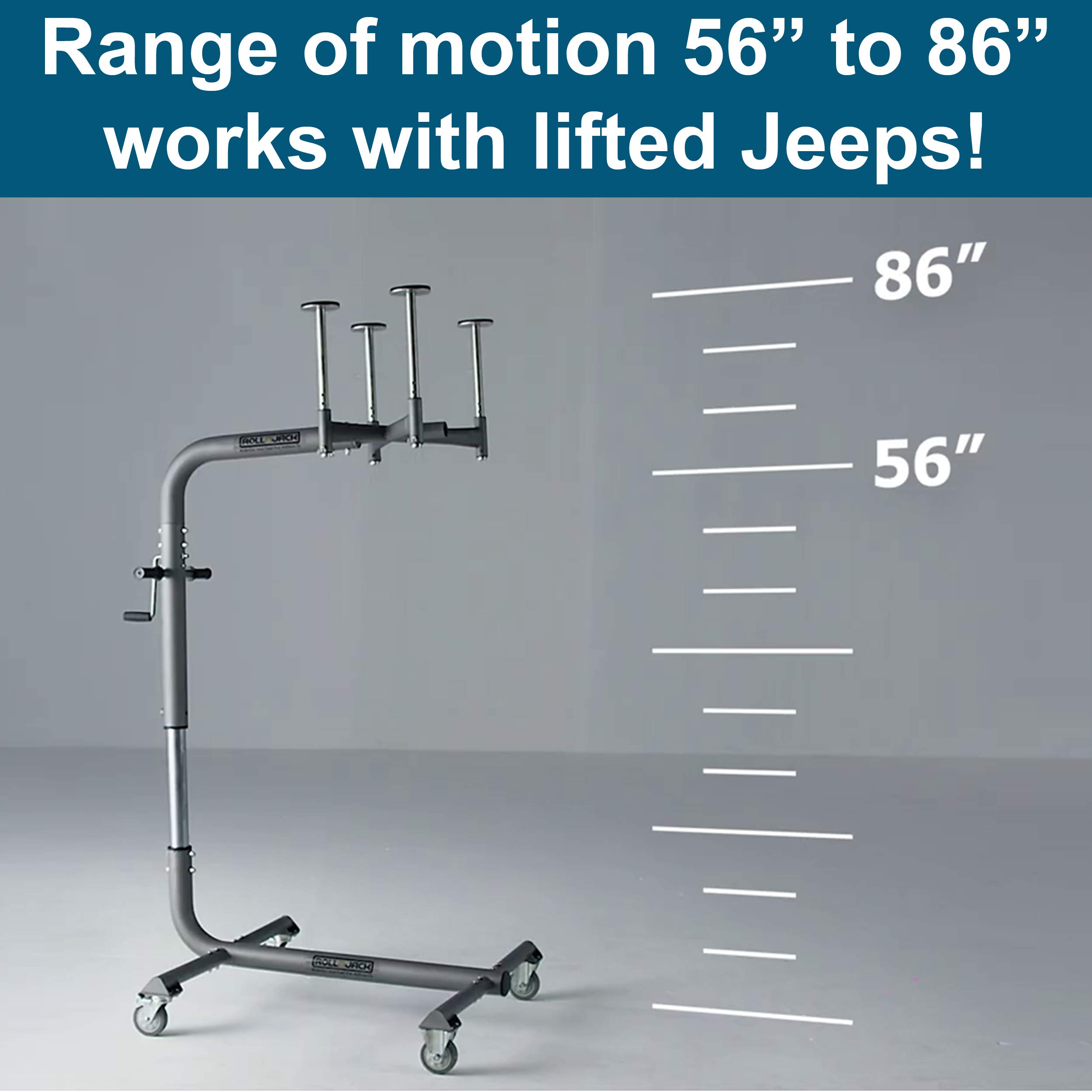 Buy RollnJack Hard Top Removal Lift for Jeeps 2007 to Present Jeeps